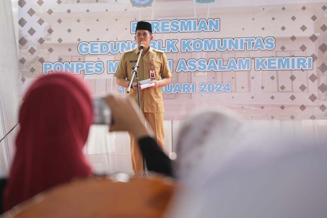 Pj Bupati Tangerang Resmikan BLK Komunitas Ponpes Assalam Kecamatan Kemiri 1 IMG 20240115 WA0000