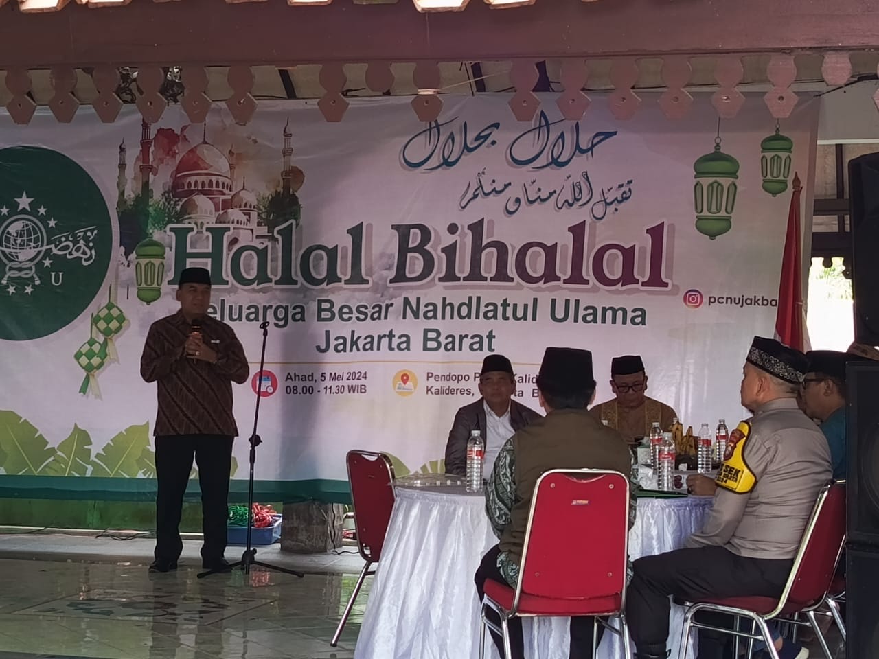 Kapolsek Kalideres Hadiri Halal Bihalal PCNU Jakarta Barat di Pendopo Pasar Kalideres 1 9c2a4035 7013 4c53 a2ba 296c92282c51
