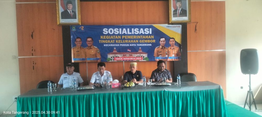 Pemerintah Kelurahan Gembor Gelar Sosialisasi Bersama Anggota DPRD Kota Tangerang 1 IMG 20250430 WA0083