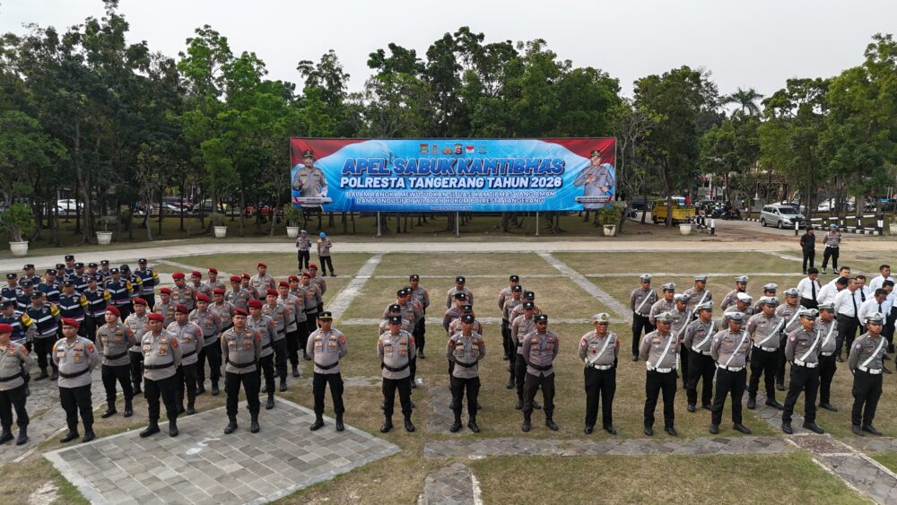 Gelar Apel Sabuk Kamtibmas, Polresta Tangerang Satukan Buruh, Ojol, TNI hingga Tokoh Agama 2 IMG 20260806 WA0180